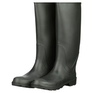 George Men's Waterproof Steel Shank Rubber Rain Boot - Black - Size 13 - USA